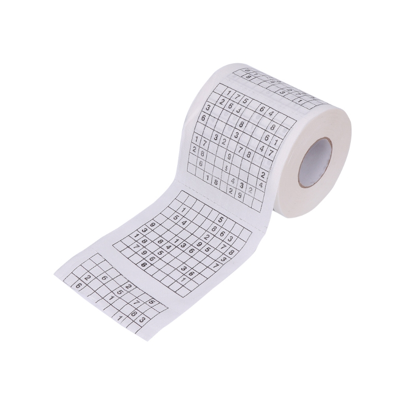 240 feuilles durables Sudoku Su Papier de tissu imprimé papier roule