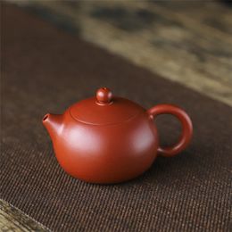 Yixing – théière en argile violette de 240ML, théière Xishi fabriquée à la Machine, minerai brut Dahongpao, service à thé de qualité Oolong Pu're, bouilloire filtrante 240124