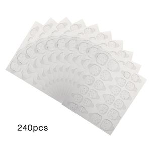 240 cintas adhesivas para uñas, lengüetas para uñas, decoración de manicura DIY transparente para puntas de uñas postizas 5457548