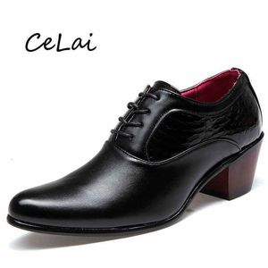 243 Heer hoogwaardige merk Heels Men Men Wedding Non-Slip Mens Dress Shoes Classic Designer Sneakers G16 230718 S 547 S