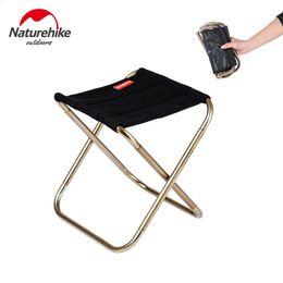 MIni chaise de pêche de rangement en alliage d'aluminium, tabouret de Camping pliant et Portable, mobilier de pique-nique ultraléger, 243g, 240125