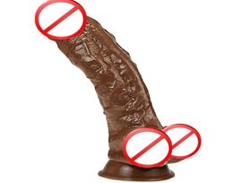 245 cm Silicone Dildo Big Dick Dick Soft Dildo 55cm Faloimitateur Penis flexible Toys pour adultes pour femmes7372298