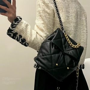 24C Mochila 10A Bolsas Diseñador Clásico Espejo Calidad 26 CM Bolso de mujer Caviar Hombro Cuero genuino con caja C124