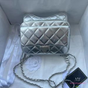 24c sac à dos pour les femmes de concepteur de luxe sac à dos de haute qualité saut en peau de mouton diamant sac à sac d'école de scolaris