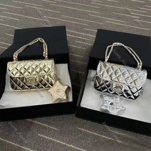 24C Designer Bag Luxe C Bag Star Purse Mirrored Leather Lederen Dubbele kettingzak
