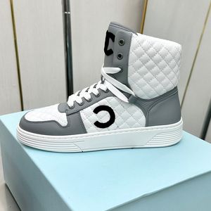 24c High Top Casual Shoes Designer Sneakers Hoogte toenemende schoenen vrouw lederen hoogwaardige schapenvacht sportschoenen vintage klassieke sneakers