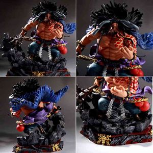 24cm Anime One Piece GK Kaido Action Figure Modèle collectable Toys Poupées X0503