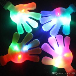 24 cm flash led luminescente handen klap lumineuze feestvoorraden licht hand klapapparaat lichtgevend kerstcadeau speelgoed