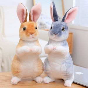 24 cm longue oreille lapin poupée dessin animé lapin jouets en peluche pour enfants doux en peluche Animal en peluche apaiser dormir jouets cadeau pour les enfants