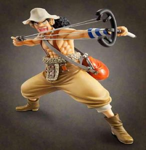 24 cm One Piece Usopp Action Figure Luffy The Prew Hat Hat Pirates's Sniper Anime Figures PVC Collectable Model Toys Gifts1964553