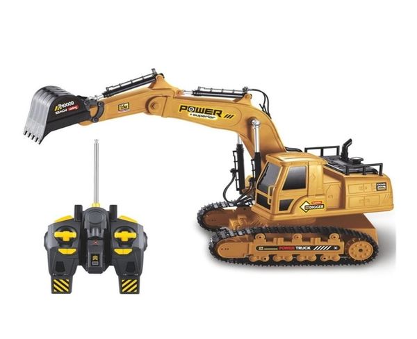 24G 118 RC Excavadora Ingeniería Tractor Camión Juguetes Niños Simulación Control Remoto Modelo de Coche Juguete para Niños Regalo de Año Nuevo 20122554104