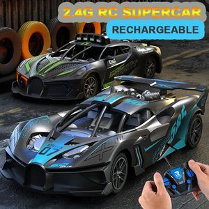 24g RC Car Toy Drift Racing Remote Contrôle High Speed Off Road pour les cadeaux pour enfants 240417