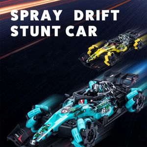 24G RC Drift Auto Afstandsbediening Stunt Spray Racing Model Speelgoed Voertuig kinderspeelgoed Geschenken 240118
