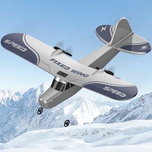 24G TY9 RC planeur avec LED main jetant l'envergure télécommande modèle d'avion électrique Aldult professionnel Drone jouets pour garçons 240118