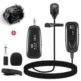 FreeShipping 24G Wireless Lavalier Mikrofon Revers Kragen Clip-on Mikrofon für Sprachverstärker Kamera Aufnahme Mikrofone Smartphone Qcxeo