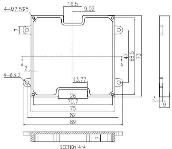 Envío gratuito 24 GHz Módulo de radar de microondas Sensor Doppler Medición de velocidad CL-1001