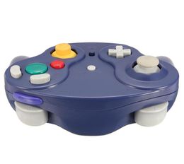 GamePad de juego de controlador inalámbrico 24GHz para Nintendo GameCube NGC Wii Purple A9204407