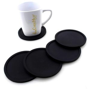 24 uur schip gekleurde ronde Siliconen Coaster Koffie beker Holder Waterdichte hittebeperking Mat Dikke kussen Placemat Padtafel Matten Flesjes FY5198