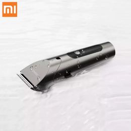 Xiaomi Youpin Riwa Haar Clipper Persoonlijke Elektrische Trimmer Oplaadbare Sterke Power Steel Cutter Head met LED-scherm Wasbaar