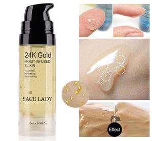 24k gold elixir ultra moisturizing face essential oil makeup foundation base primer antiaging make up brand cosmetic