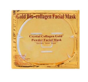 24K gouden gel collageen gezichtsmaskers, huidverzorging premium gezichtsplaat patch voor hydratering, wallen, anti -rimpel, stevige huid