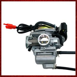 Motorcycles de 24 mm PD24J Choke électrique carburateur pour Honda GY6 125cc 150cc Scooter ATV 4 RVE MHY06