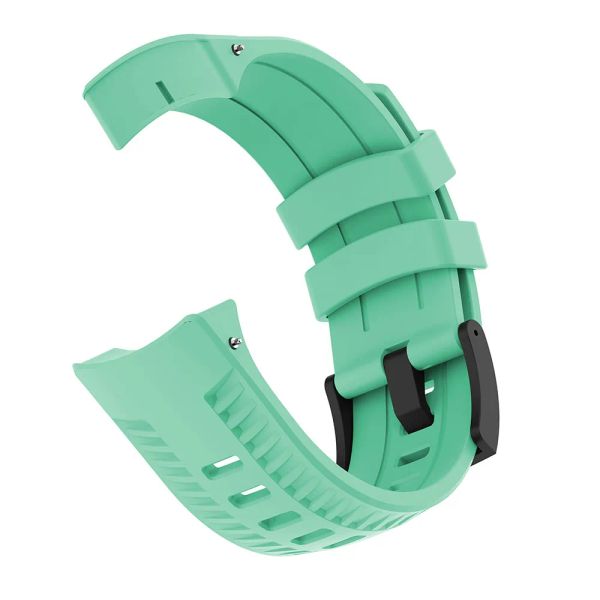 Sangle de silicone de 24 mm pour SUUNOT 9 D5 Remplacemet Watch Band pour Suunto Spartan Sport Wrist HR