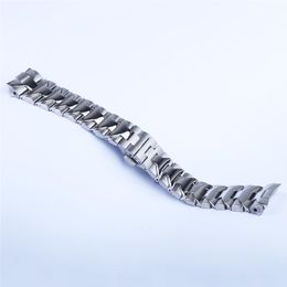24 mm horlogeband voor Panerai Luminor armband Zwaar 316L roestvrijstalen horlogeband vervangingsriem zilver dubbele push clasp 180s