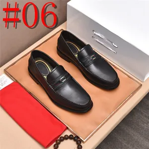 24Modelo Venta caliente Zapatos de tacón de cocodrilo para hombres Cuero formal Marrón Mocasines para hombres Zapatos de vestir de diseñador Moda Zapatos casuales para hombre Zapatos Hombre 2024