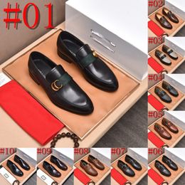 24model Mannen Business Designer Kleding schoenen Lace up Mode Man Casual Lederen Oxfords brogue schoenen outdoor Platte Vrije tijd Bruiloft schoen Mannen
