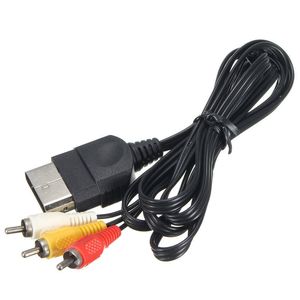 24P 1,8 m 6 pies AV Audio Video Cable compuesto Cable RCA Cable Adaptador Convertidor para XBOX 1ra generación DHL FEDEX EMS ENVÍO GRATIS