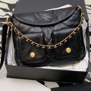 24p au début du printemps Cuir d'origine Trois veau de mouton Big Hobo Bag Xi Single épaule Crossbody