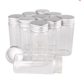 24 stuks 30ml 1OZ glazen flessen met aluminium doppen 30*70mm potten transparante containers parfumflessengoed aantal Kcbac