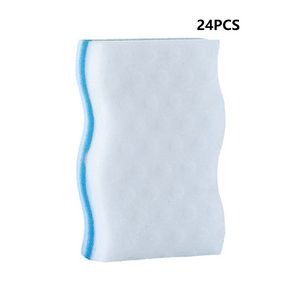 24 -stcs/tas magie spons gum reiniging gereedschap hoge dichtheid emery spons voor keukenkantoor badkamer melamine nano reinigingsmiddel 10*6*2 cm