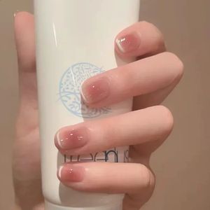 24 -stcs ballerina valse nagels met lijm korte nagel schoonheid gereedschap druk op nep volledige hoes kunstmatige tips manicure 240423
