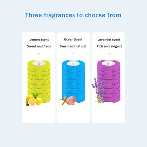24-stcs Wegwerp Toiletreinigingsborstel Drie soorten geurbadkamer vervangende hoofden vullen Hygiënisch milieuvriendelijk gereedschap