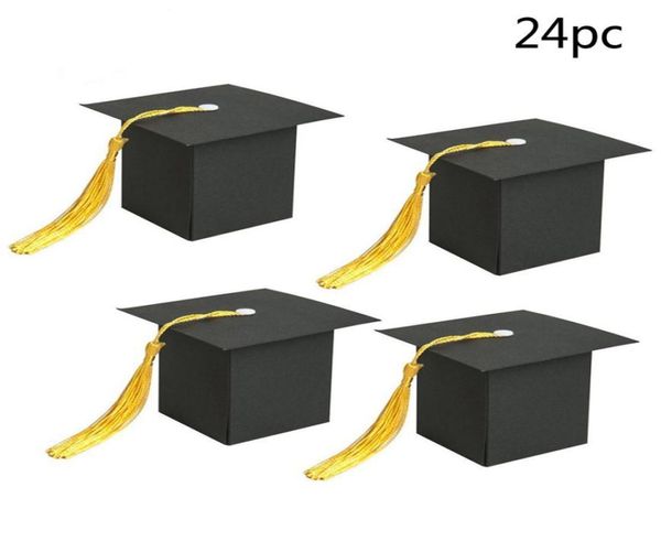 24pcs Boîte de graduation Boîte cadeau en forme de bonbons de sucre de sucre en chocolat Party Party Decorations Supplies Children Gift9091851