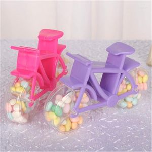 24 unids / lote Bicicleta Forma de Motocicleta Caja de Dulces Favores de Boda Cajas de Regalos Bolsas Decoración de Cumpleaños Baby Shower Suministros para Fiestas Papel de Regalo