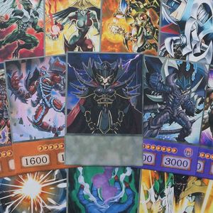 24 unids / set Evil HERO Archetype Series Tarjetas de estilo anime Yugioh GX Dark Jaden Yuki Deck SP King Evil Judai Token YGO Orica G220311