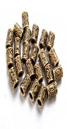 24pcs Top Silver Norse Viking Runes Charms Perles Résultats pour bracelets pour collier pendentif pour barbe ou cheveux Vikings Rune Kits7631111