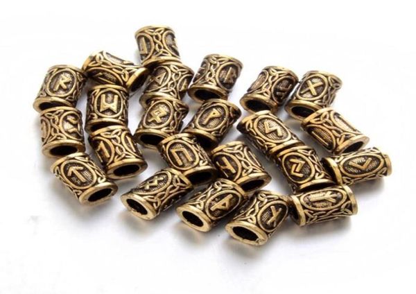 24 piezas Top Silver Norse Viking Runes Charms Hallazgos de cuentas para pulseras para collar colgante para barba o cabello Vikings Rune Kits4374876