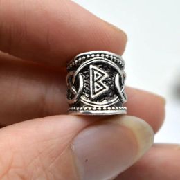 24 -stcs vintage westkust paracord noors viking rune metaal kralen diy antieke armband haarberen sieraden maken