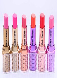 24pcslot 12 kleuren muziek bloem hydraterende naakt roze oranje lippenstift langdurige lip gloss waterdichte matte lippenstift maquiaGem4789799