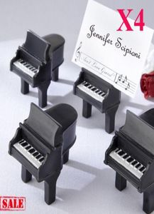 24 pcslot Piano Place porte-carte faveurs de mariage table porte-carte faveurs de fête avec papier card2996987