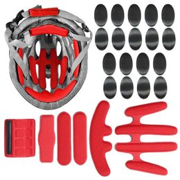Kits de almohadilla de casco de 24 piezas de reemplazo de esponja sellada en bicicleta de motocicleta con almohadillas de espuma universales establecidas 240409