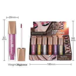 24 Stuksset Shimmer Kleurrijke Vloeibare Eyeliner Oogschaduw Waterdicht Gepigmenteerde Liners Oogmake-up voor Valentijnsdag Geschenken 240123