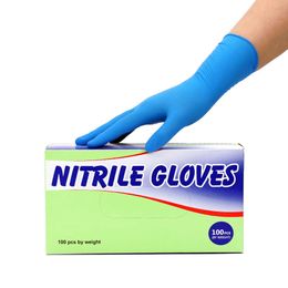 24pices groothandel poedervrije hoogwaardige niet -latex veiligheid hand nitrilhandschoenen
