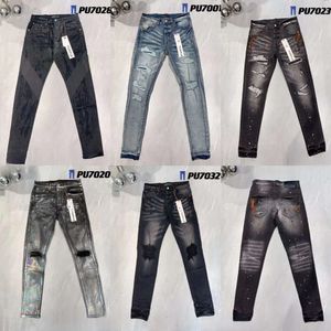 24 Purple Jeans pantalon denim pour hommes Jeans Designer Men Men Black Pantal