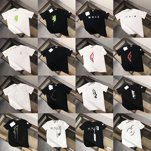 24s New Summer Tee Designer T Shirt Men Aprendible Lapa pequeña Casual Casco de manga corta Mens Classic y digna Menores