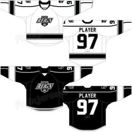 24S Ontario Reign personnalisé Martin Frk Carl Grundstrom Mikey Eyssimont Paul Ladue Brett Sutter Kale Clague Matt Luff Lance Bouma Maillots de hockey